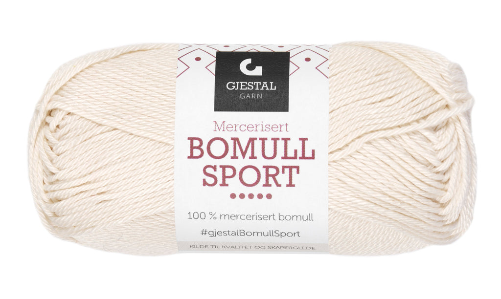 Gjestal Garn Bomull Sport