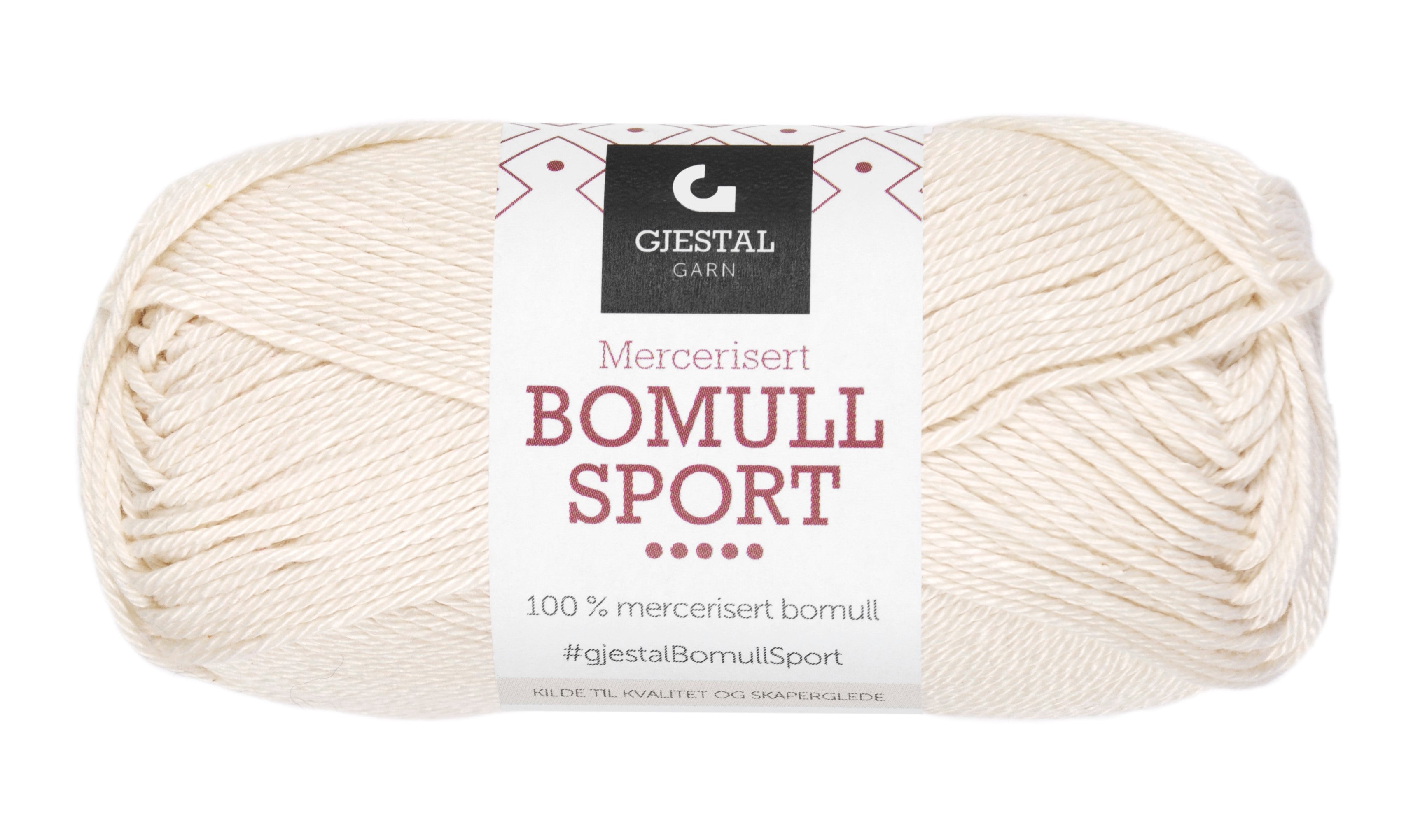 Gjestal Garn Bomull Sport