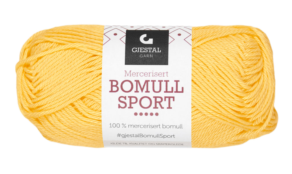 Gjestal Garn Bomull Sport