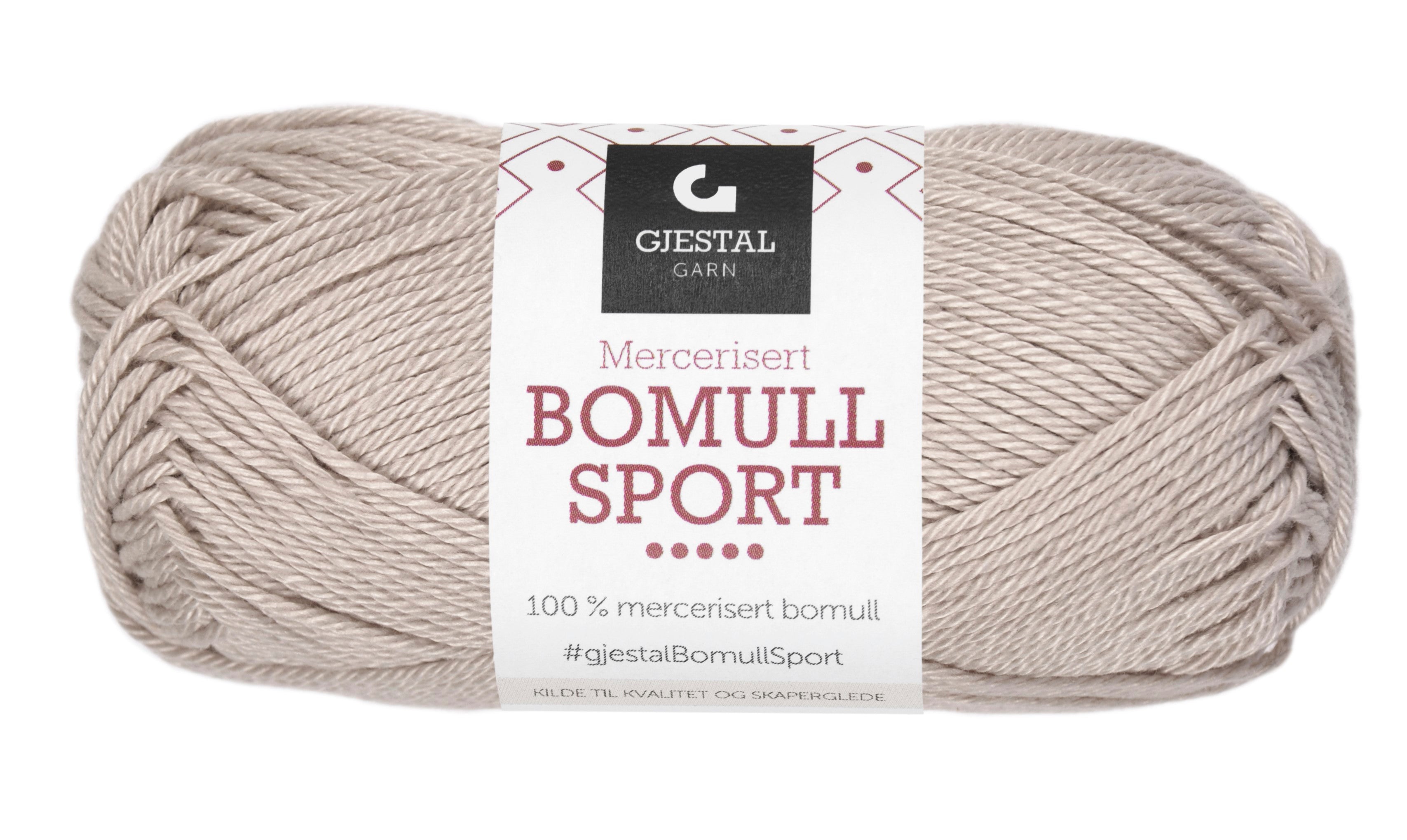 Gjestal Garn Bomull Sport