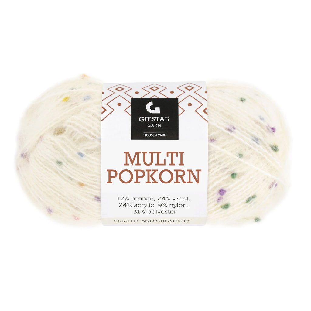 Gjestal Garn Multi Popkorn