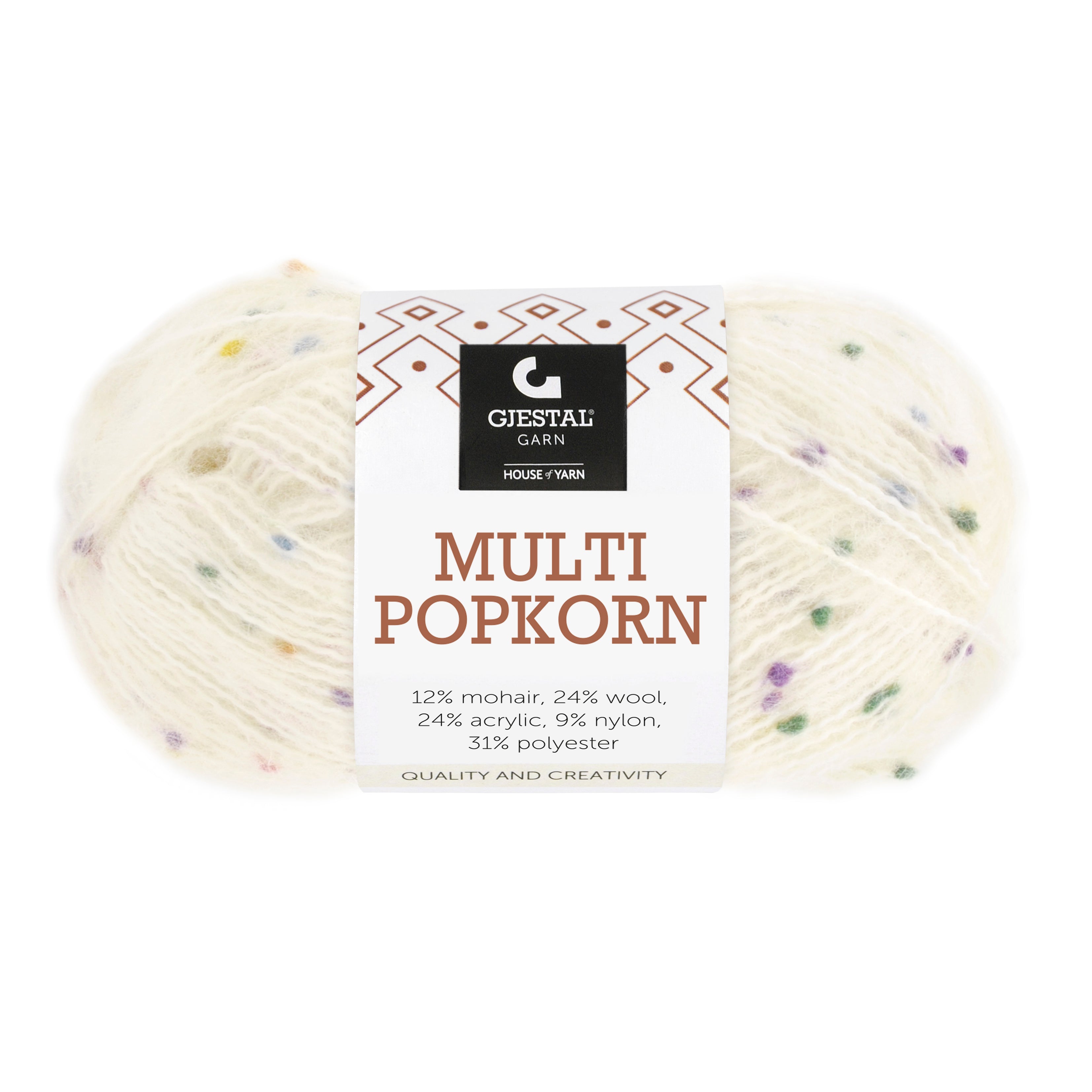 Gjestal Garn Multi Popkorn
