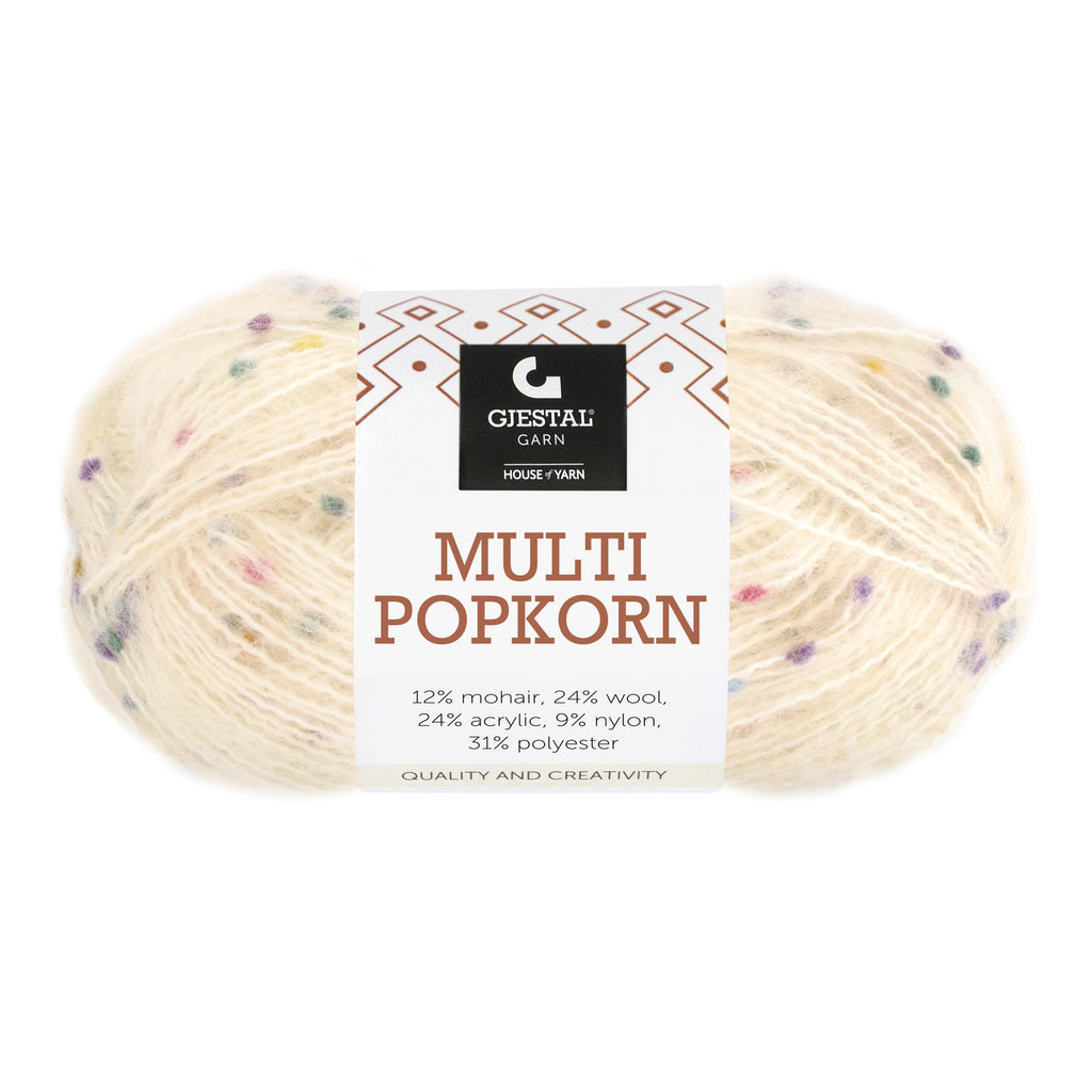 Gjestal Garn Multi Popkorn