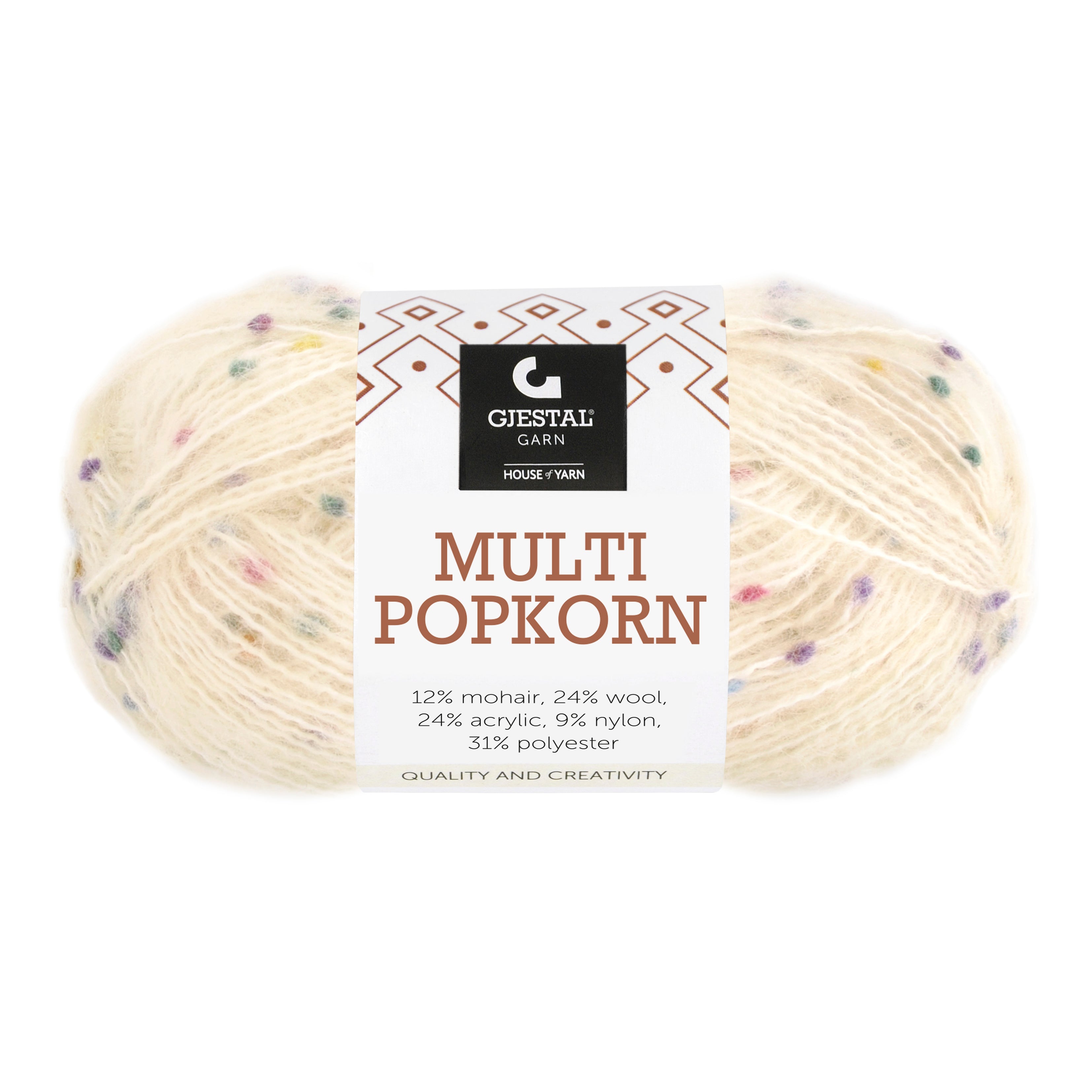Gjestal Garn Multi Popkorn