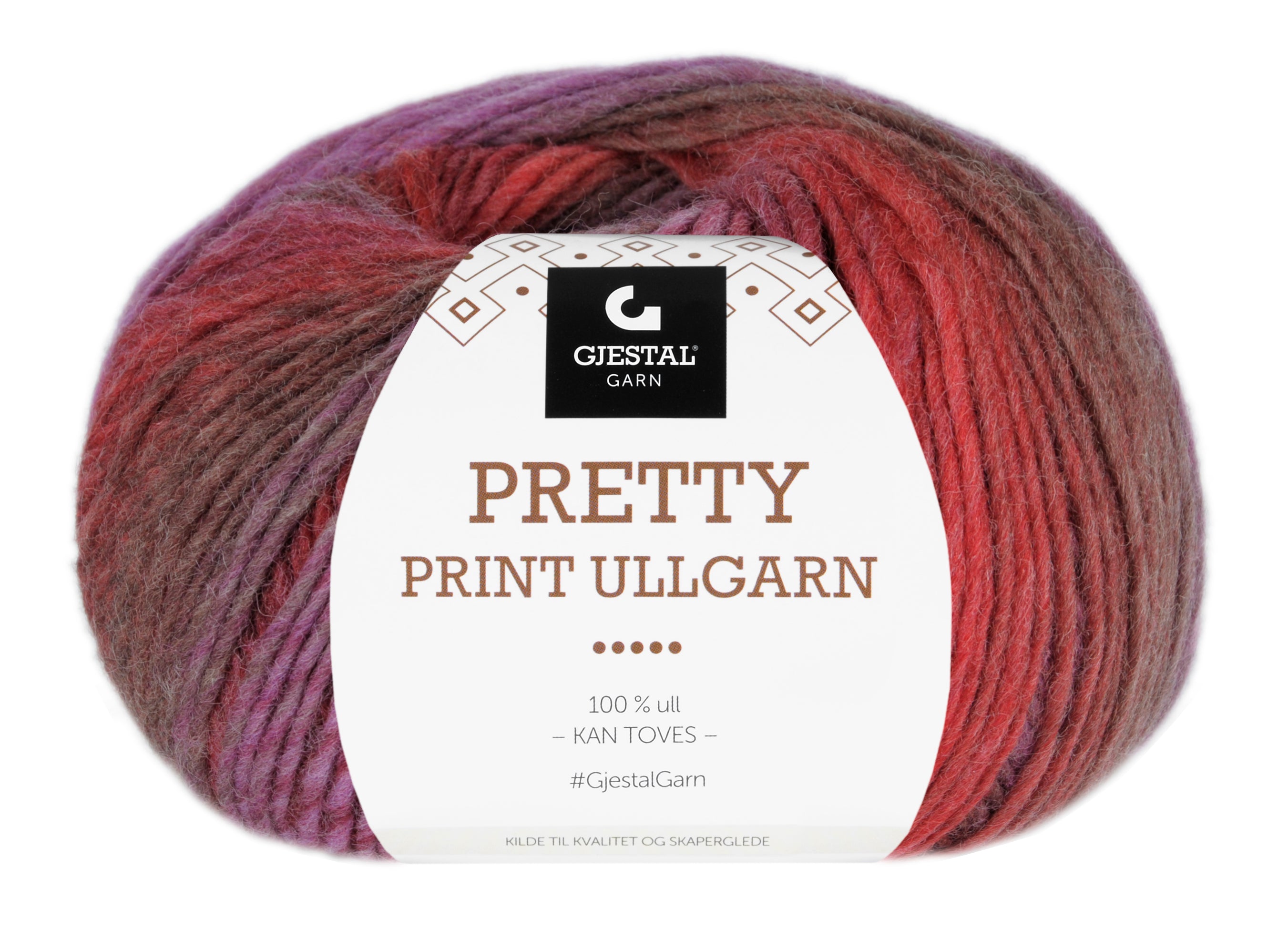 Gjestal Garn Pretty Print Ullgarn