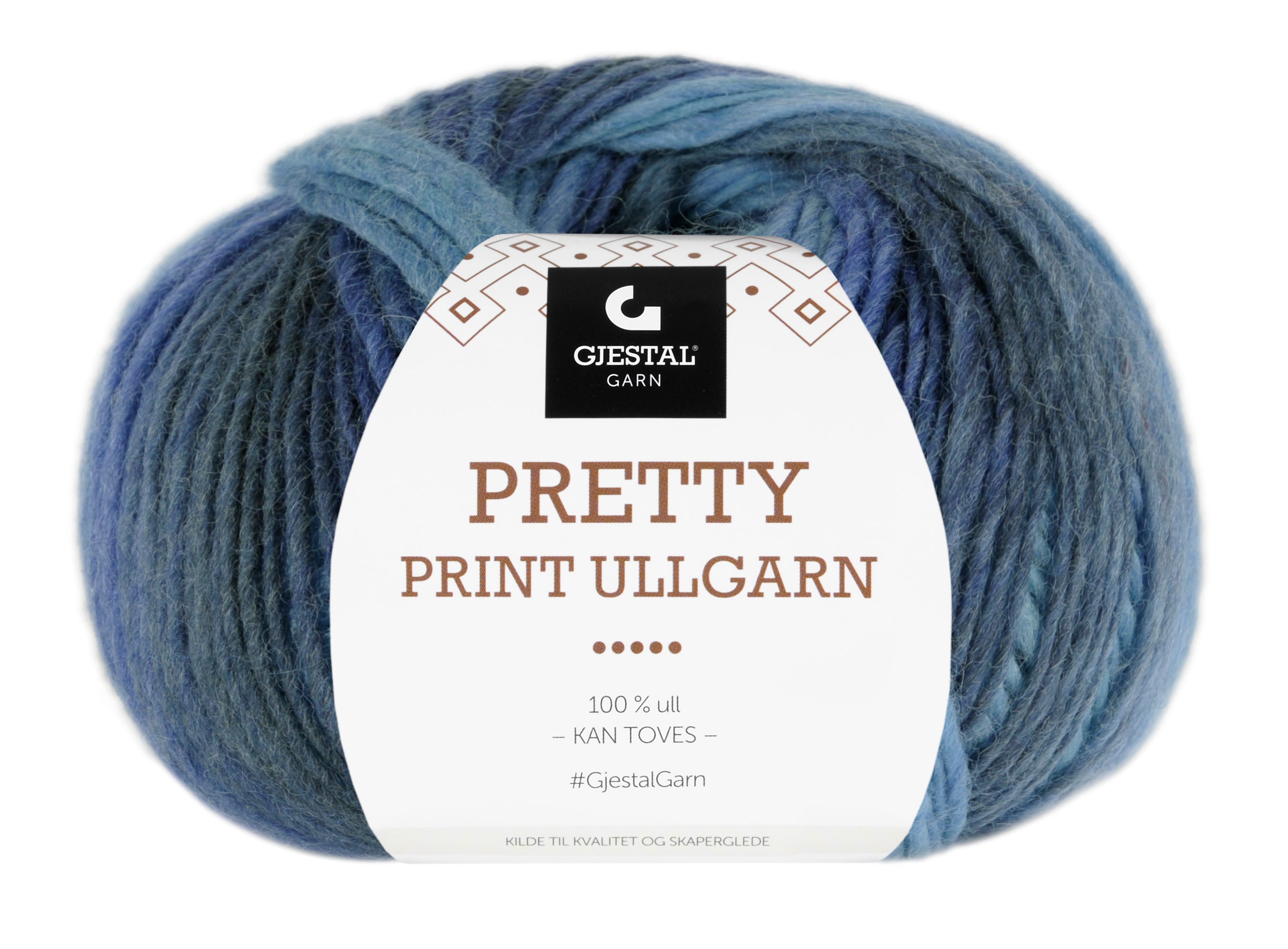 Gjestal Garn Pretty Print Ullgarn