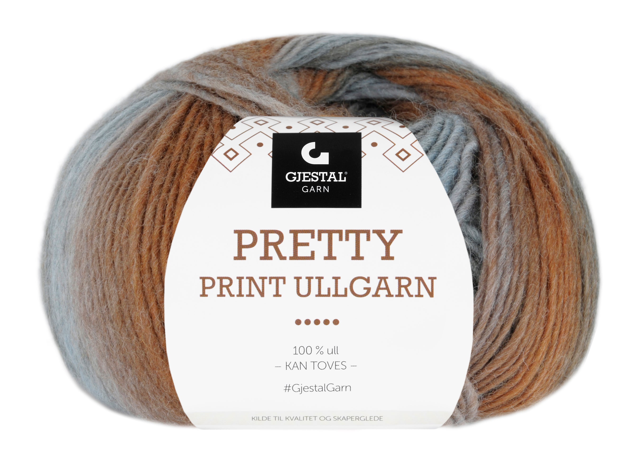 Gjestal Garn Pretty Print Ullgarn