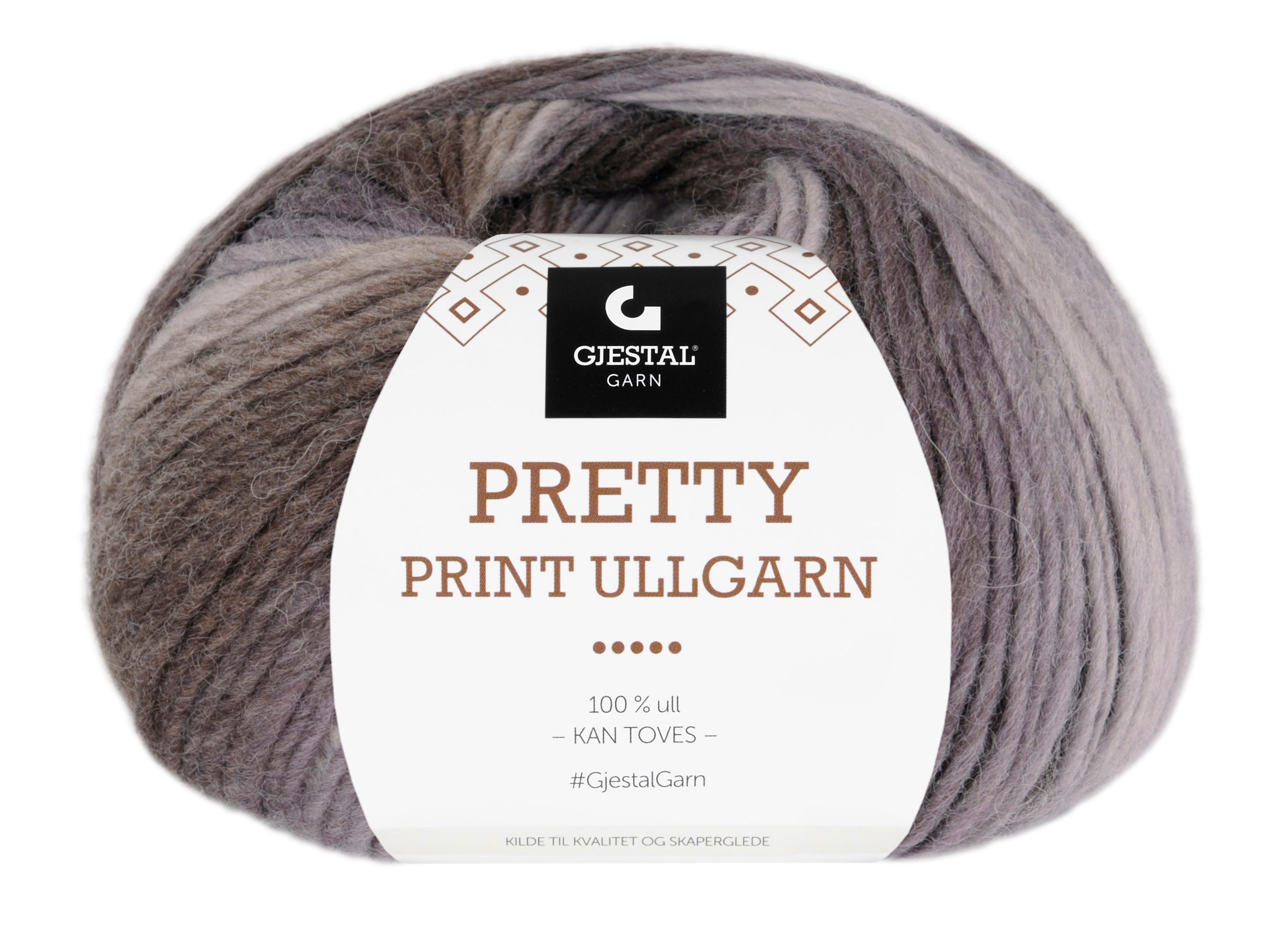 Gjestal Garn Pretty Print Ullgarn
