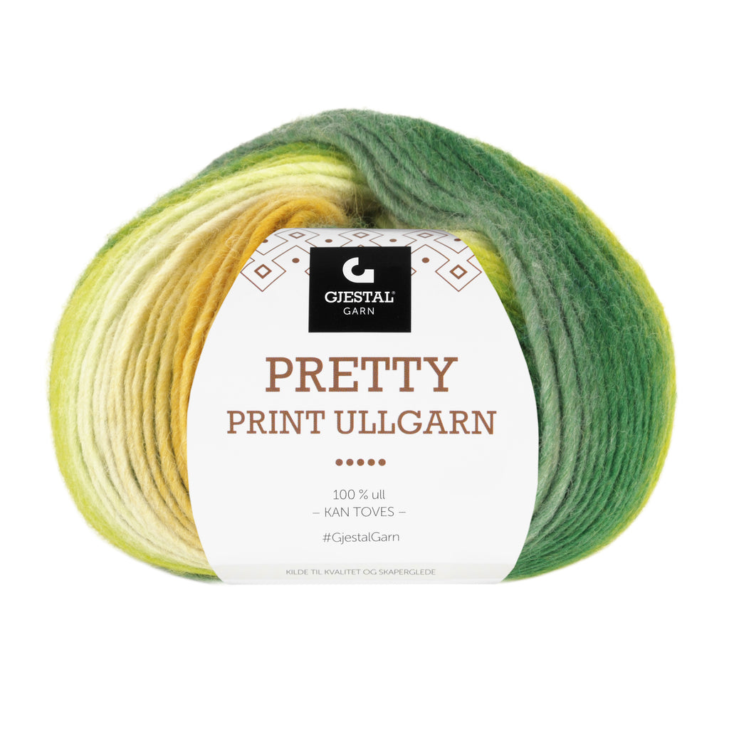 Gjestal Garn Pretty Print Ullgarn