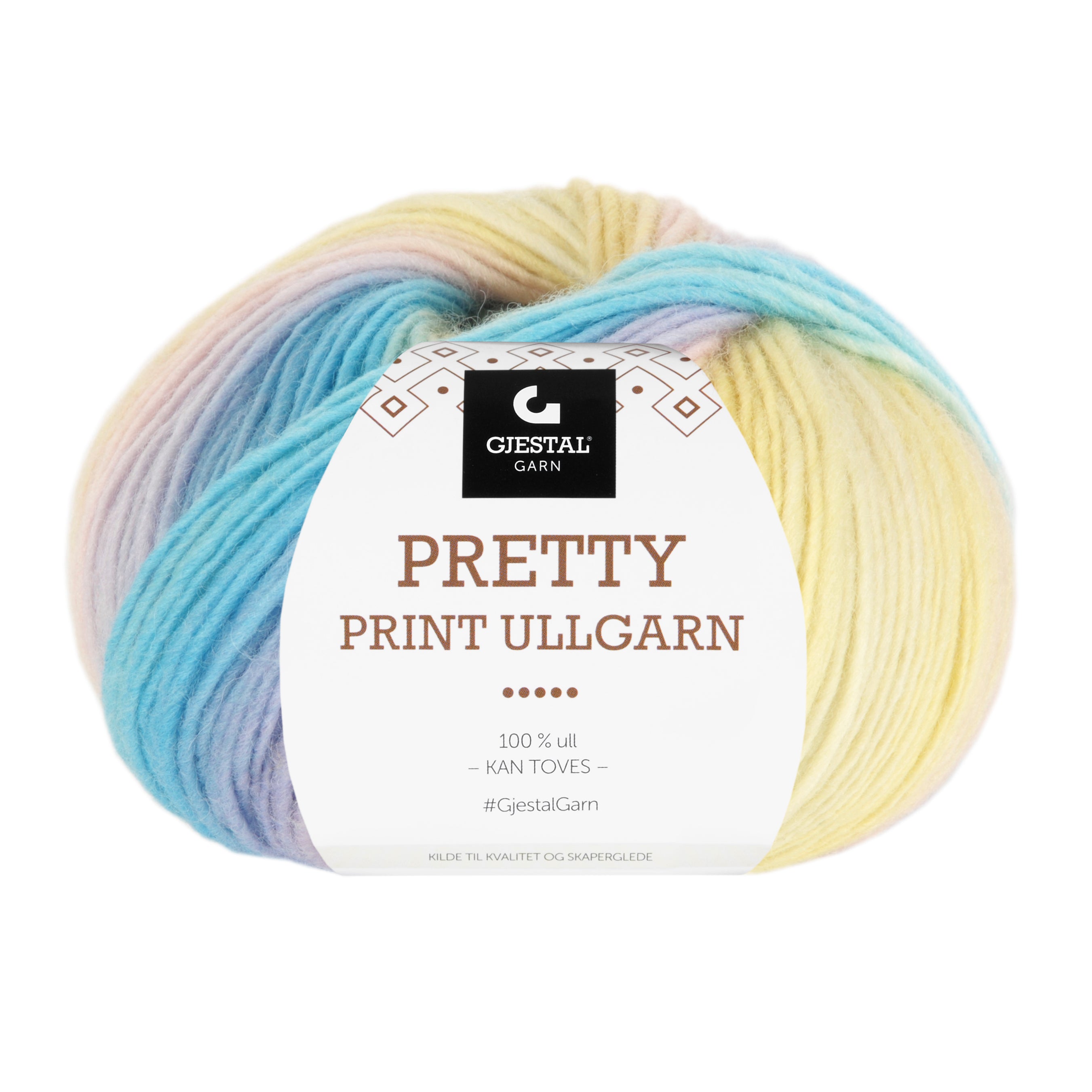 Gjestal Garn Pretty Print Ullgarn