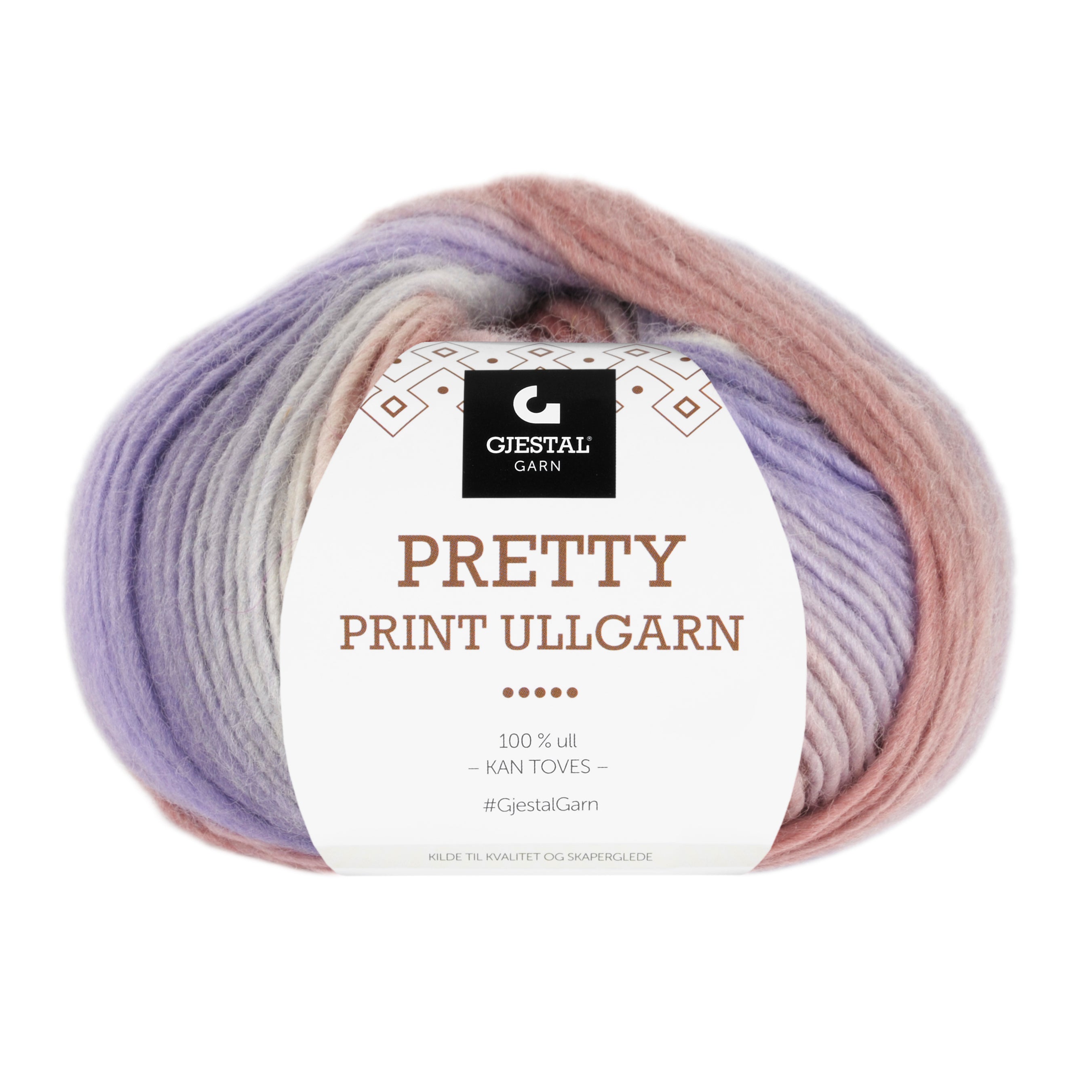 Gjestal Garn Pretty Print Ullgarn