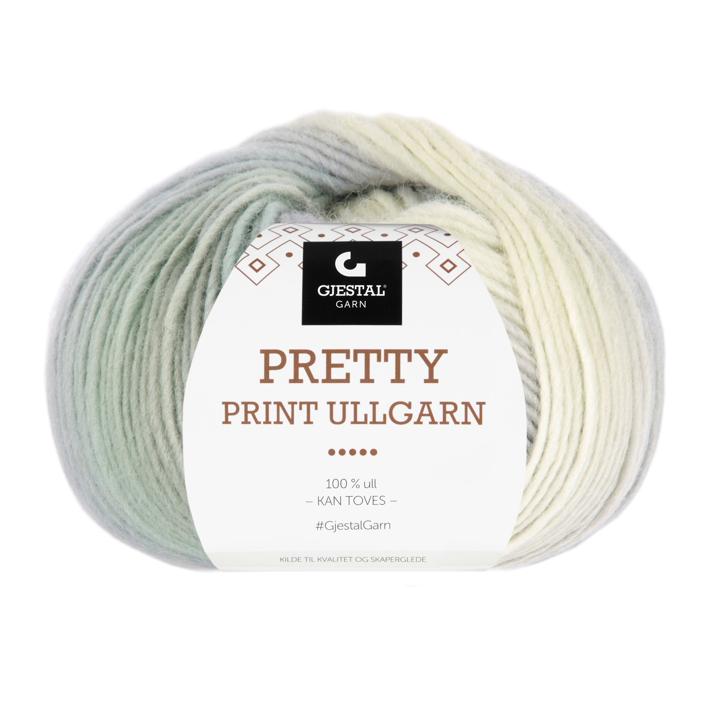 Gjestal Garn Pretty Print Ullgarn