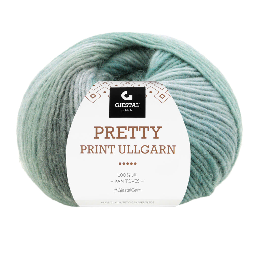 Gjestal Garn Pretty Print Ullgarn