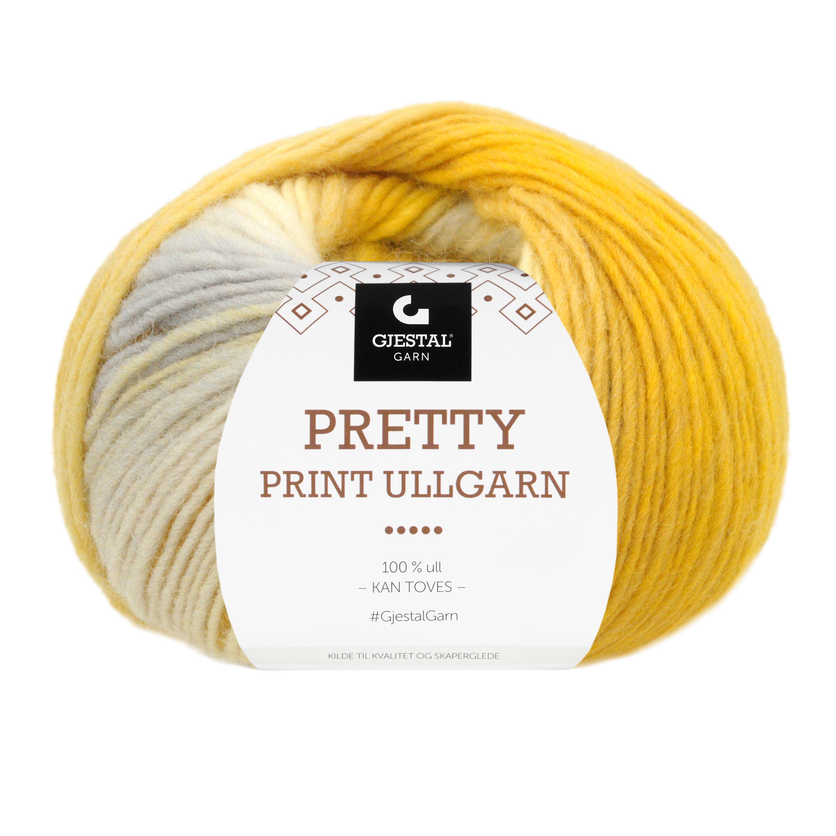 Gjestal Garn Pretty Print Ullgarn