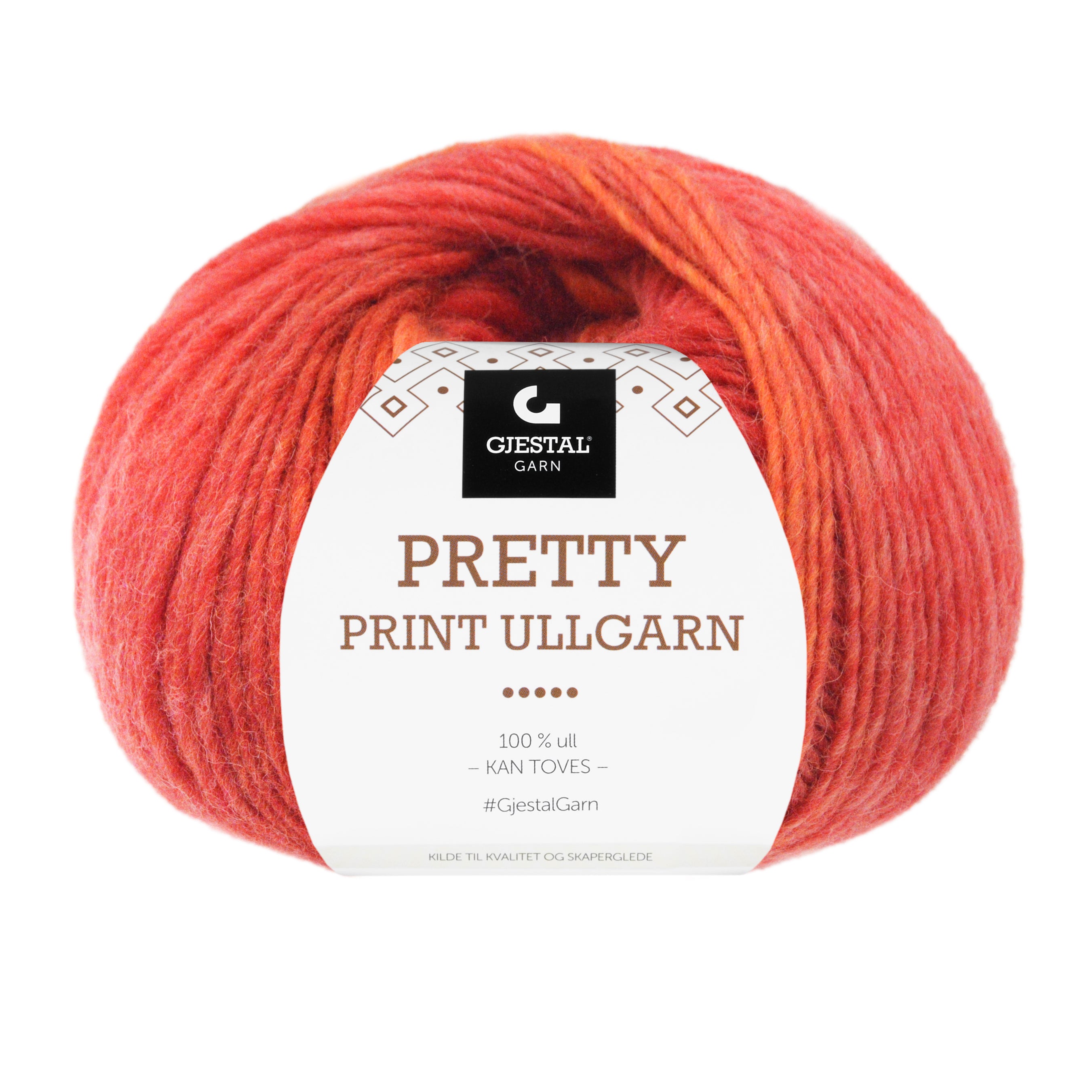 Gjestal Garn Pretty Print Ullgarn