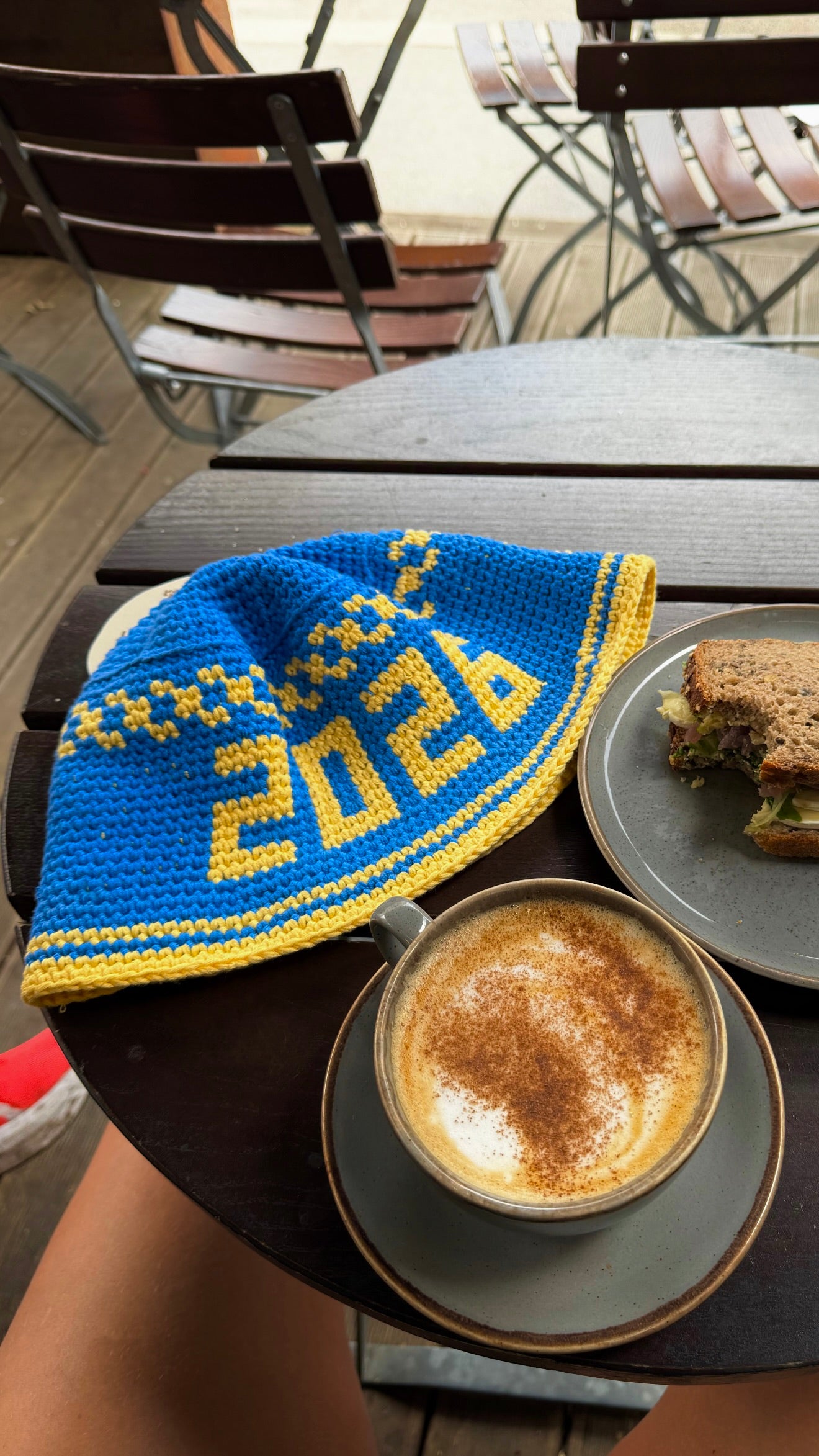 Sverige Bøttehatt fotball VM (garnpakke)